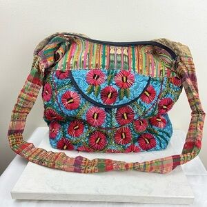Recycled Guatemalan Huipile Crossbody Colorful Handmade Purse